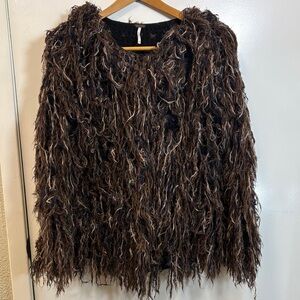 free people shaggy faithful cardigan